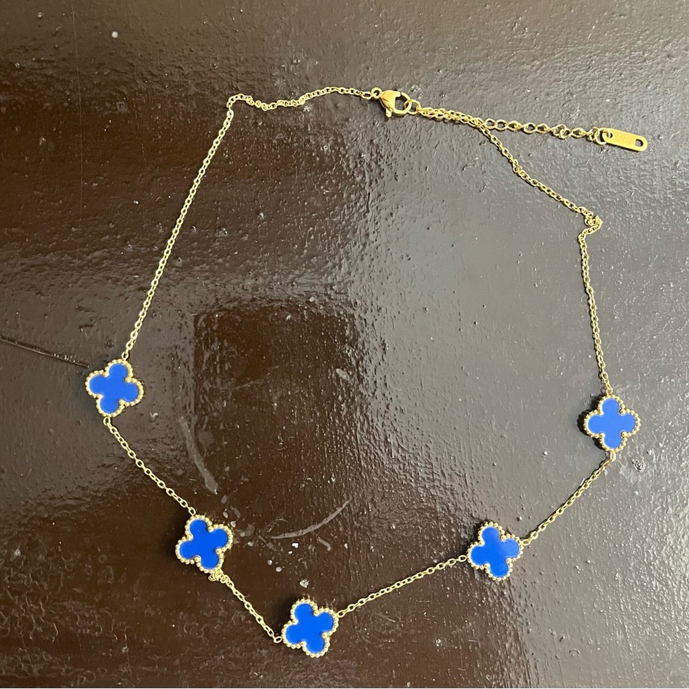 18K GOLD PLATED STAINLESS STEEL NECKLACE, INTENSITY - Picture 4 of 4